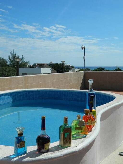 Roof mini Pool with ocean view