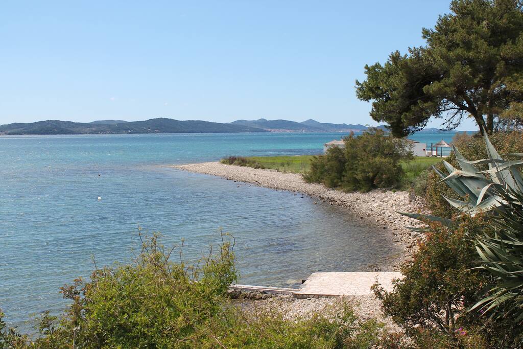 Nearby beach