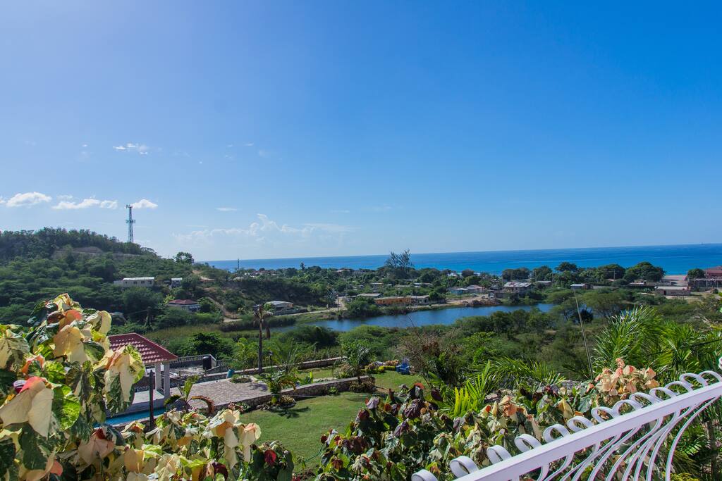 Breathtaking balcony views. There is a private balcony in each room, and from the living room.
