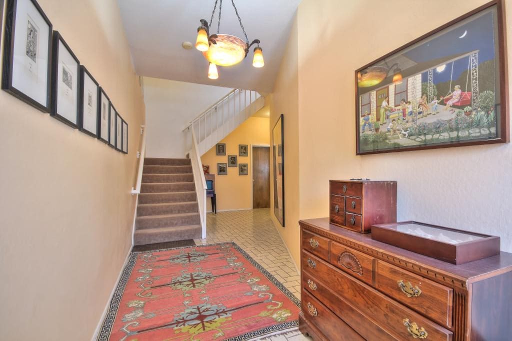 Entry - apartment is at first landing