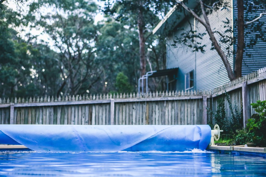 On the warmer days, enjoy a dip in the old pool, under the gumtrees!