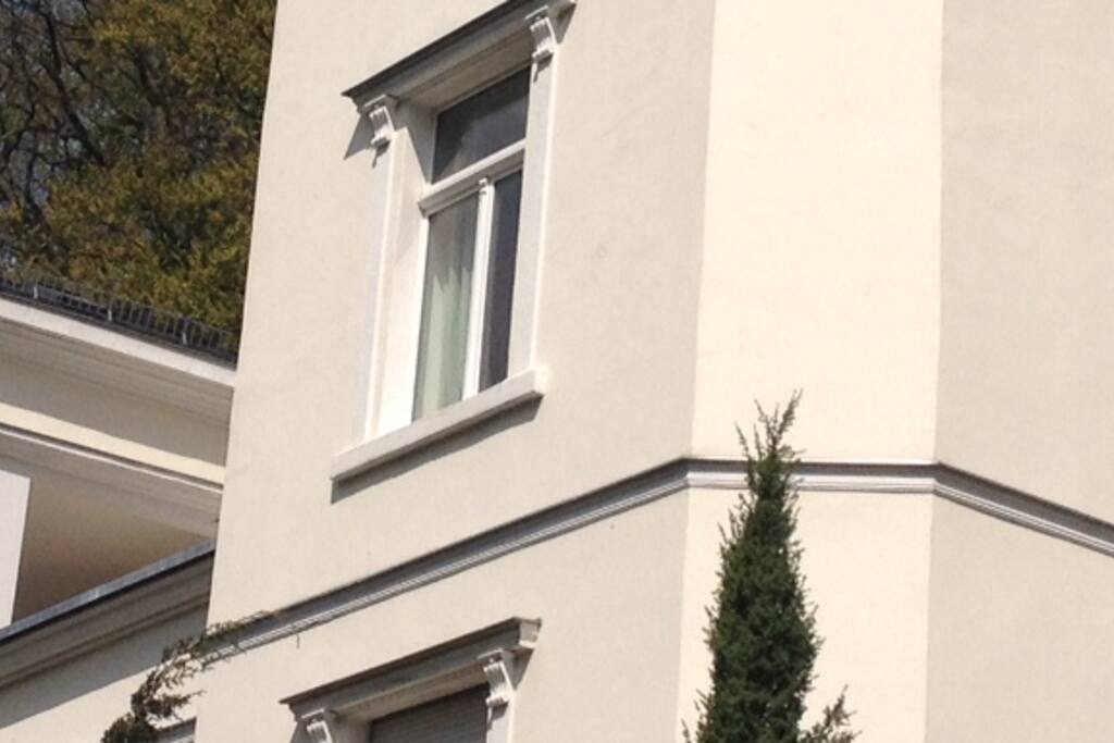 Das Studio im Turm.