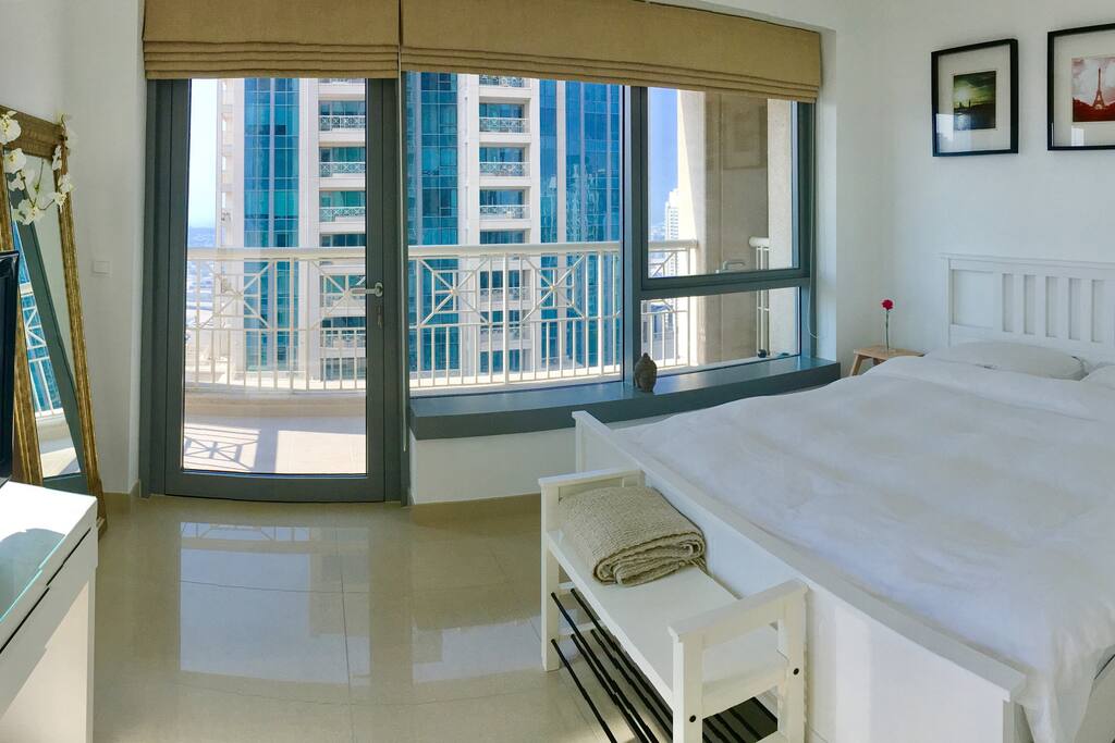 Master Bedroom with King Size bed, TV and DVD player