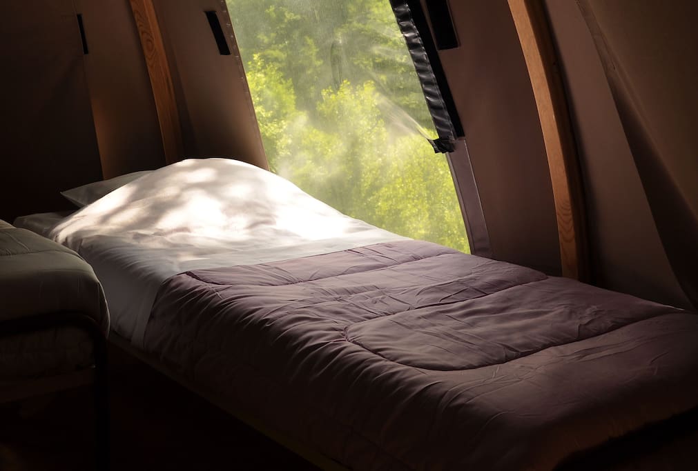 Lits confortable et prêts à votre arrivée!