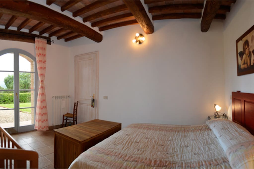 Master bedroom of the villa