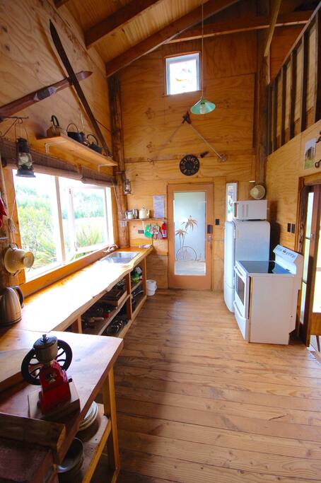 The kitchen is well equipped.