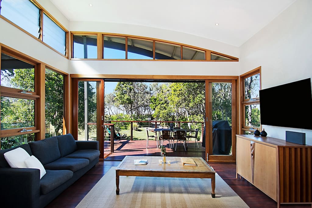 Open plan living area