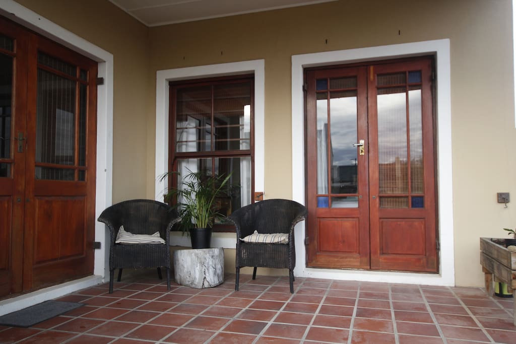 Patio with private entrance