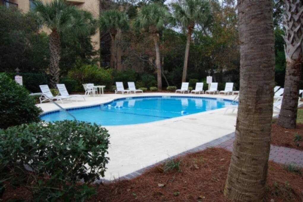 Pool,Water,Column,Pillar,Tree