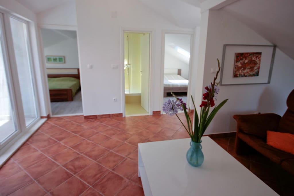 Living room, Surface: 25 m²