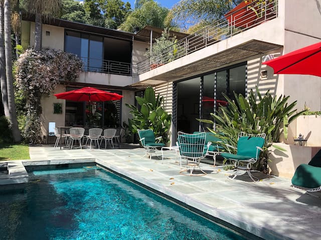 Queens road, Sunset strip. Mid Century house.