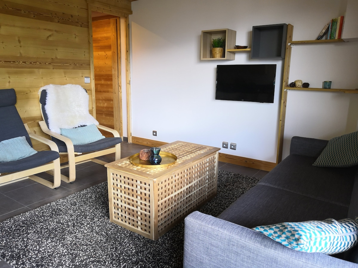 Leistungsstarkes Airbnb: Beautiful apartment with exceptional view in Le Grand Bornand