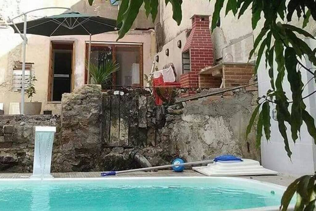 Vista da piscina