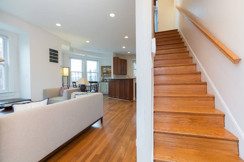 Open first floor.