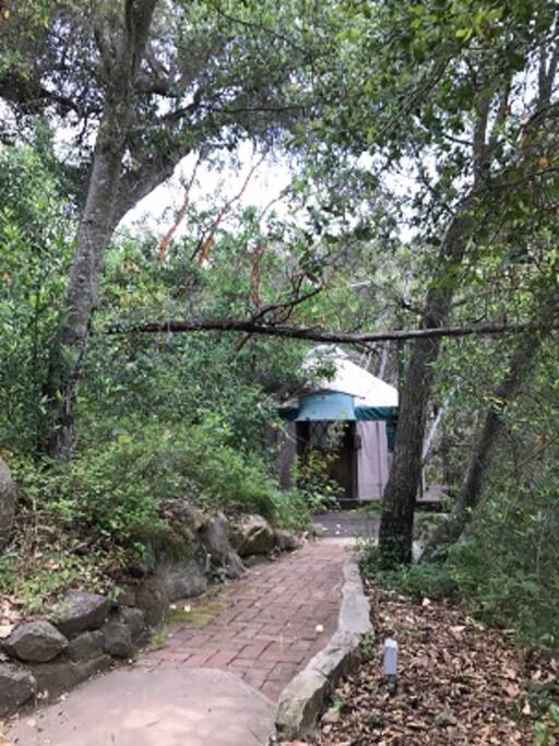 Entrance to Bedroom Yurt