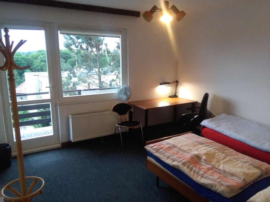private room with balcony