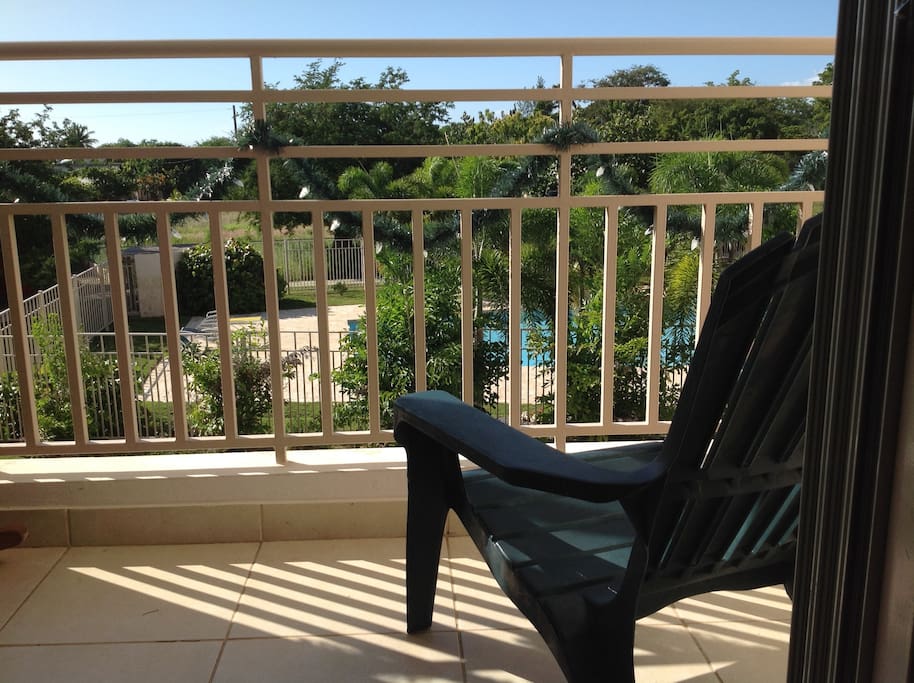 Private balcony