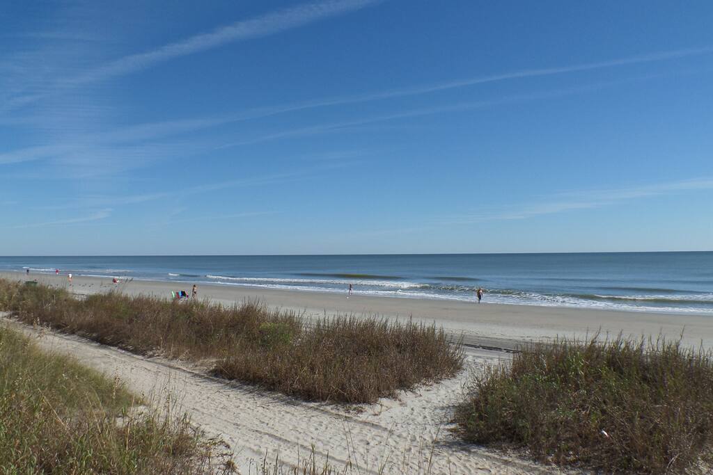 Beach is only 2 blocks away!