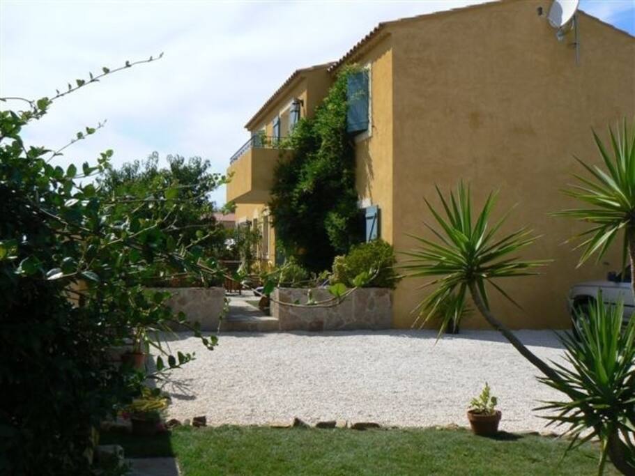 Vue de la villa