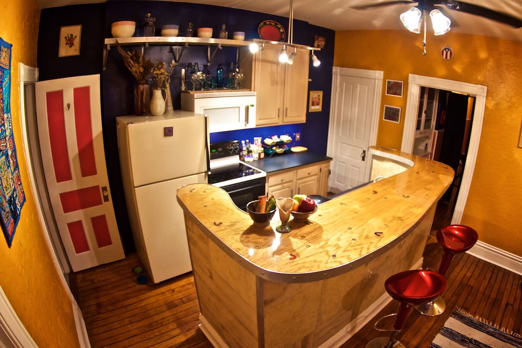 Kitchen designed and built by Jamie Jessop.