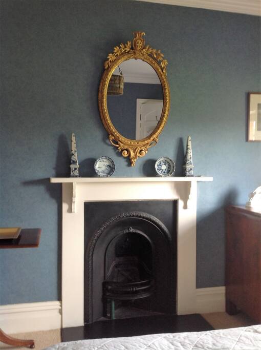Bedroom fireplace