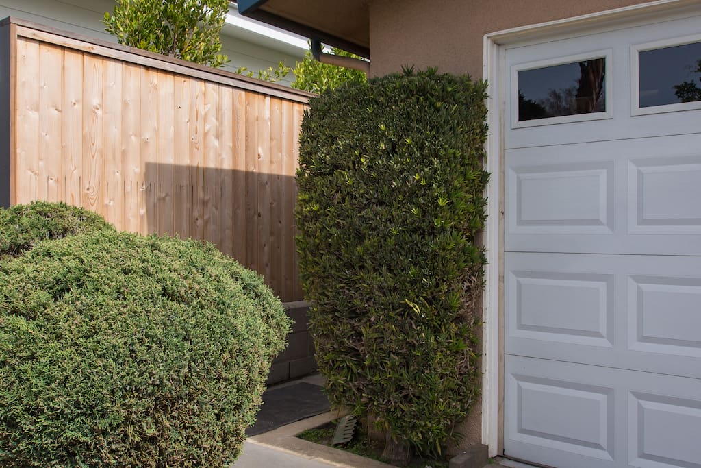 Private entrance.