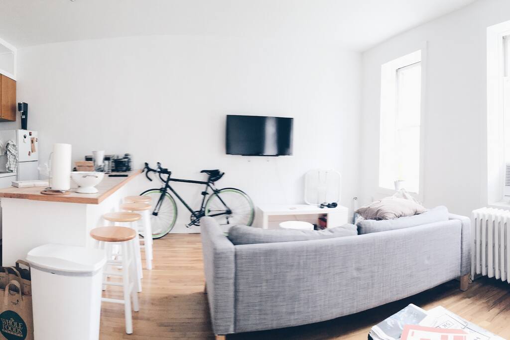 Bike available to be used for joy rides. Netflix available on TV