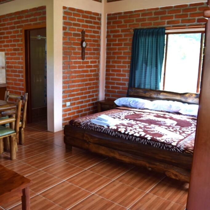 Efficiency Suite
Relax and recharge in one of our efficiency suites. Perfect for the independent or traveling couple, these efficiencies are furnished with queen or king size beds, full bathroom, kitchen area with sink, and table. Both short and long term rentals are available.