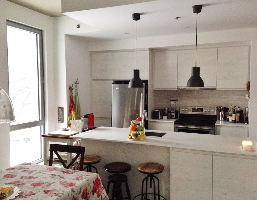 Kitchen is fully furnished
