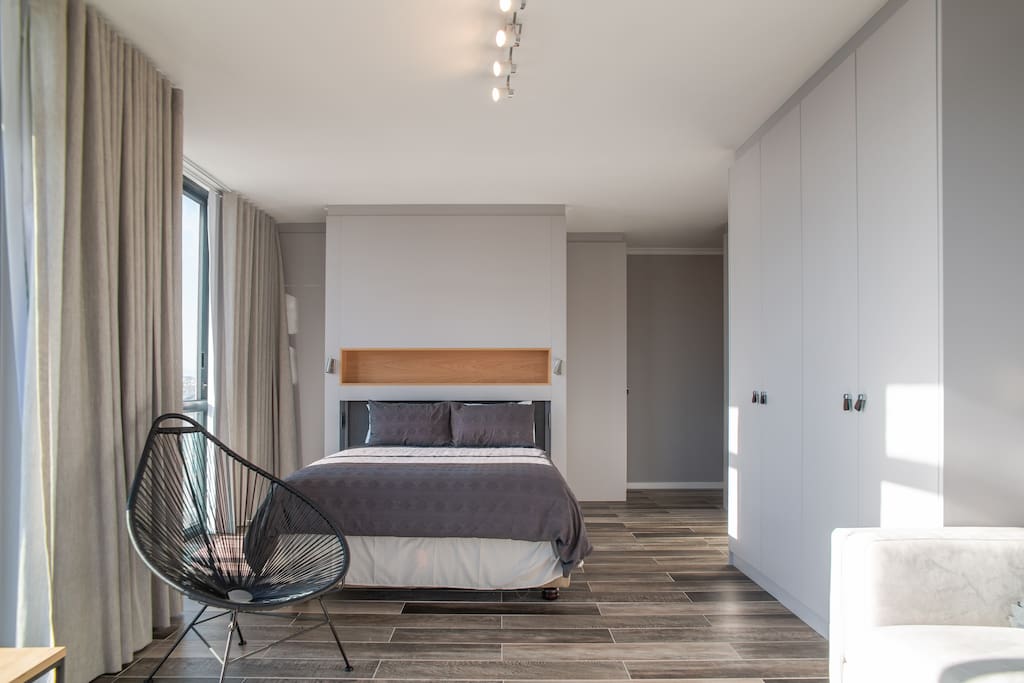 Newly renovated city apartment.