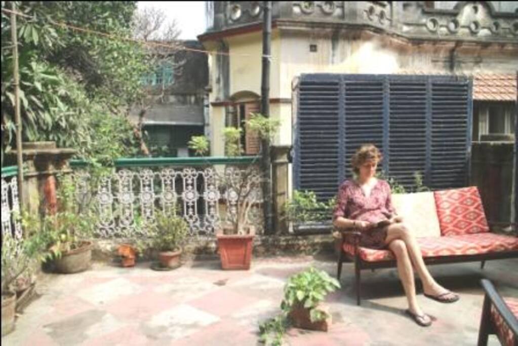 Entrance terrace