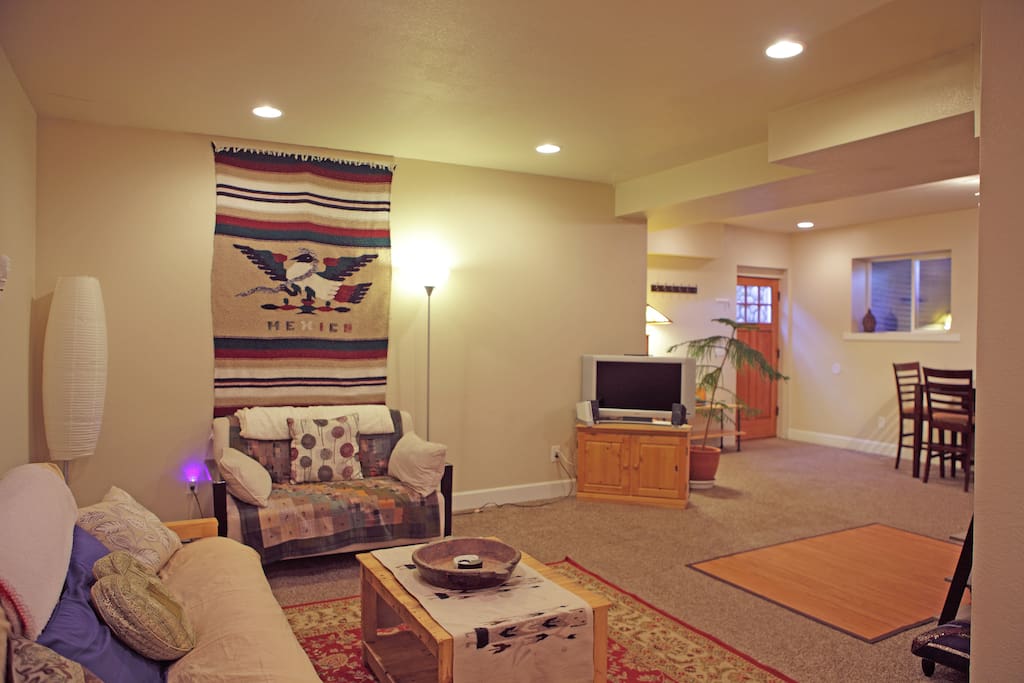 open and spacious living room