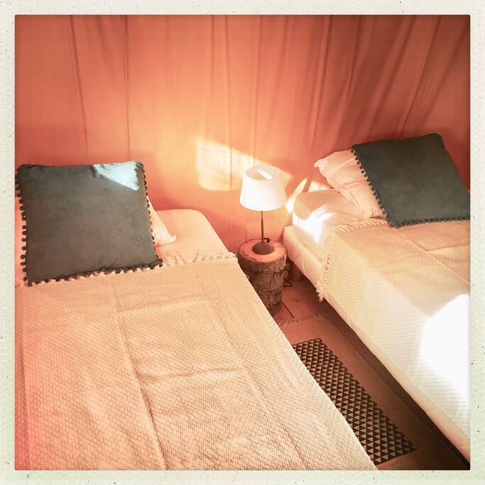 bedroom 2 twin beds or double