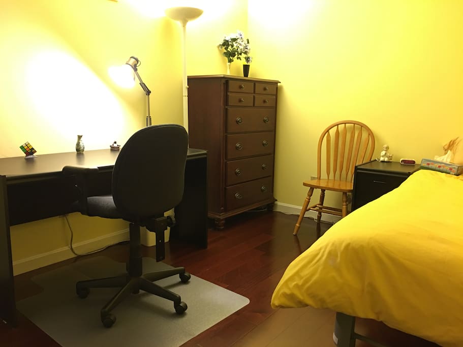 Study desk and ample drawer Space