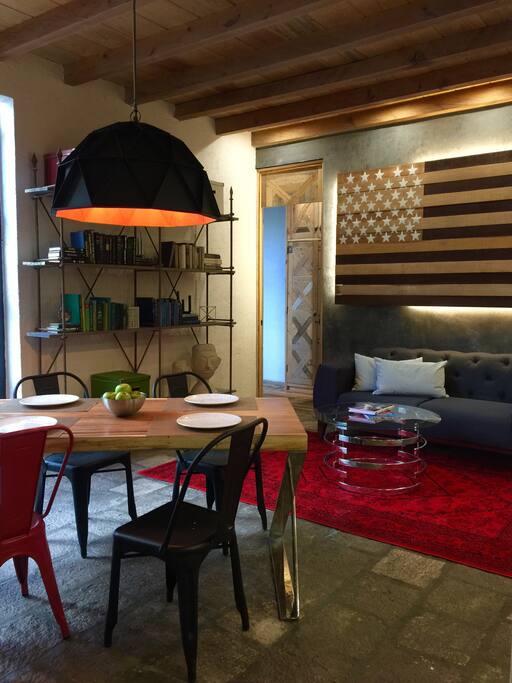 View of dinning & living area