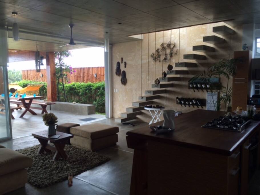 Kitchen and Living Room