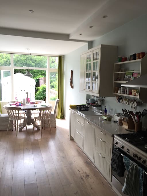 Kitchen and dining room