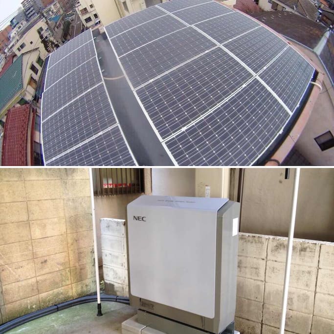 Solar panel and Storage battery