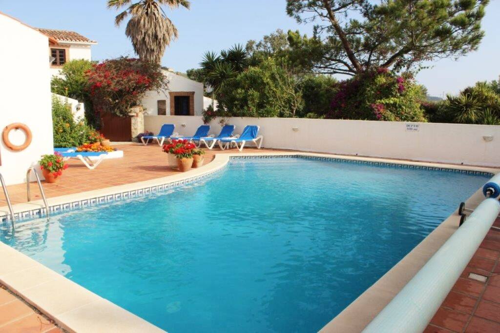 Private heated pool