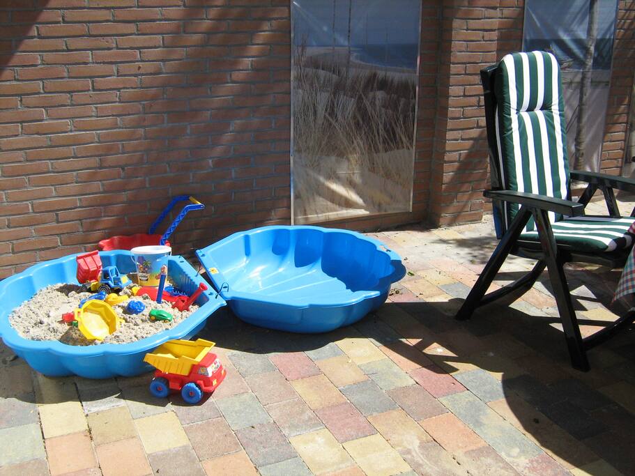 The apartment is child friendly and has a lot of toys