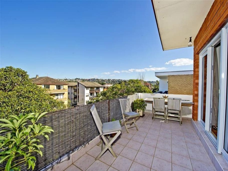 common entertaining balcony