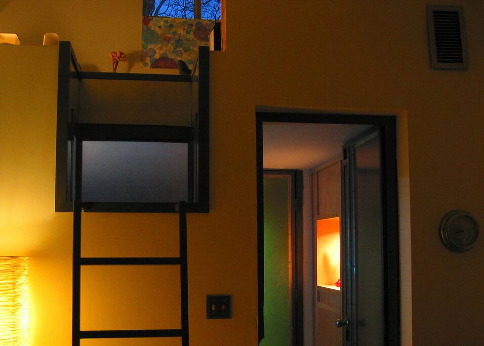 Bedroom and Hallway, upstairs