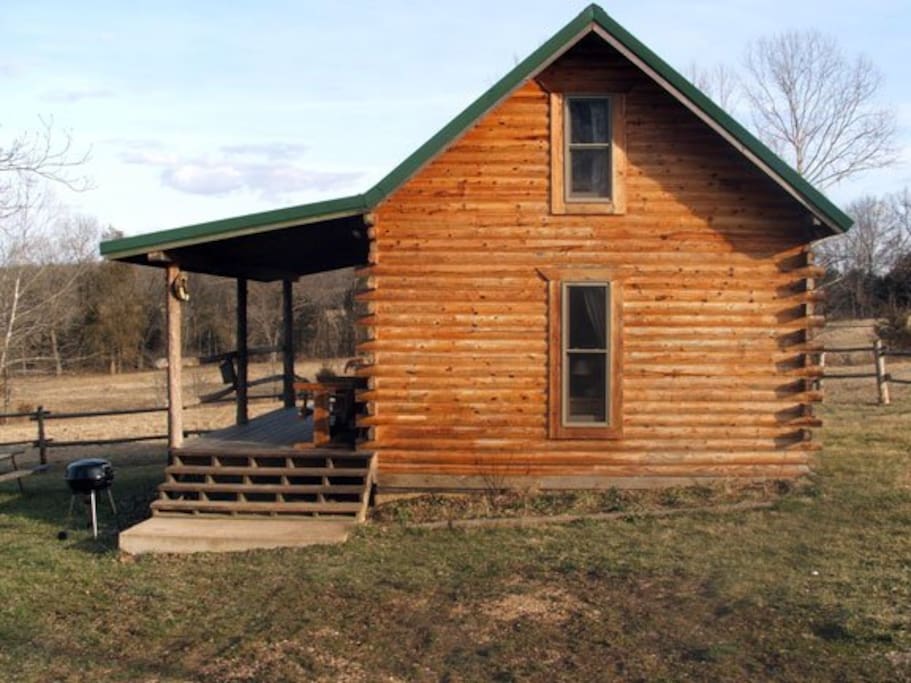 Log Cabin At Meramec Farm Cabins For Rent In Bourbon
