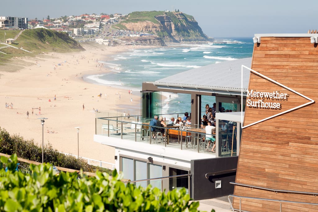 Merewether Surfhouse and Merewether Beach