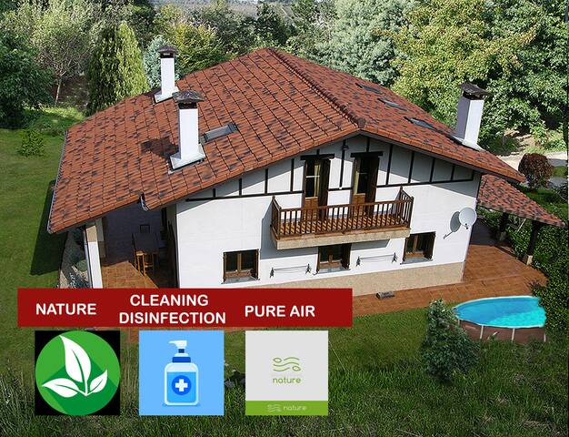 CASA VILLA. a 8 minutos de SAN SEBASTIAN