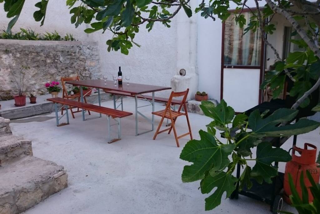 Posezení na terase