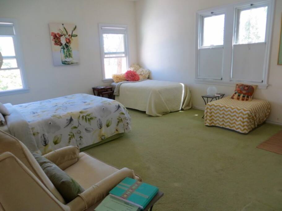 Your large, peaceful sun-filled room.