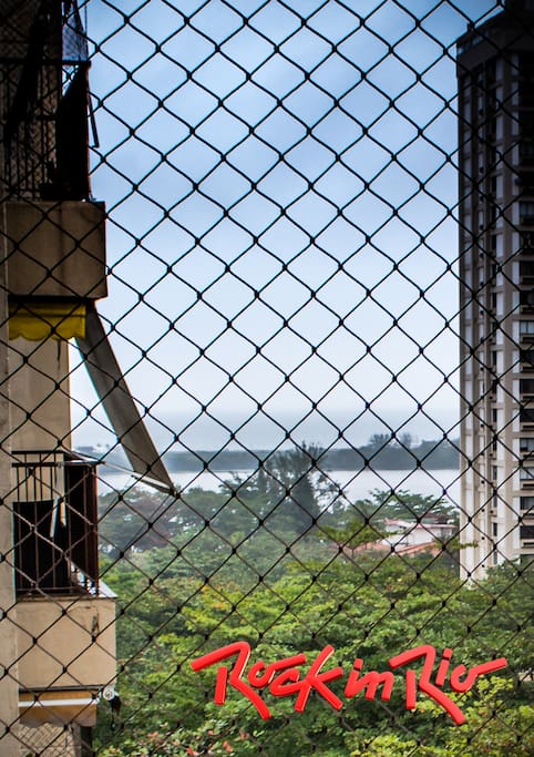 Vista lateral para o Mar