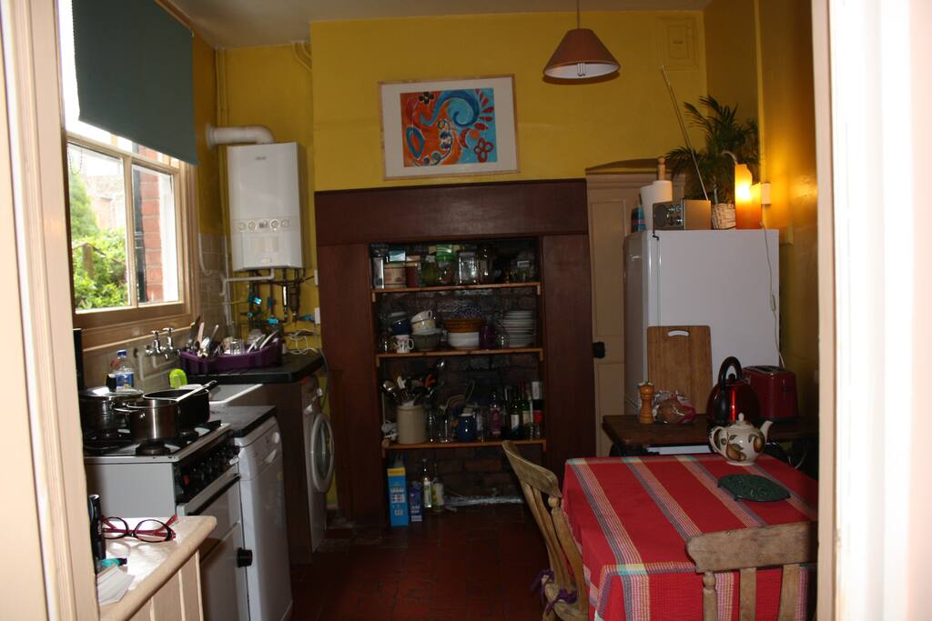 kitchen with usual amenities