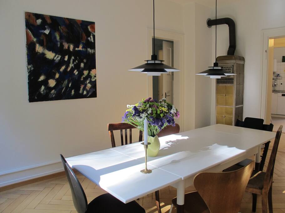 and features original charming details such as the oven...